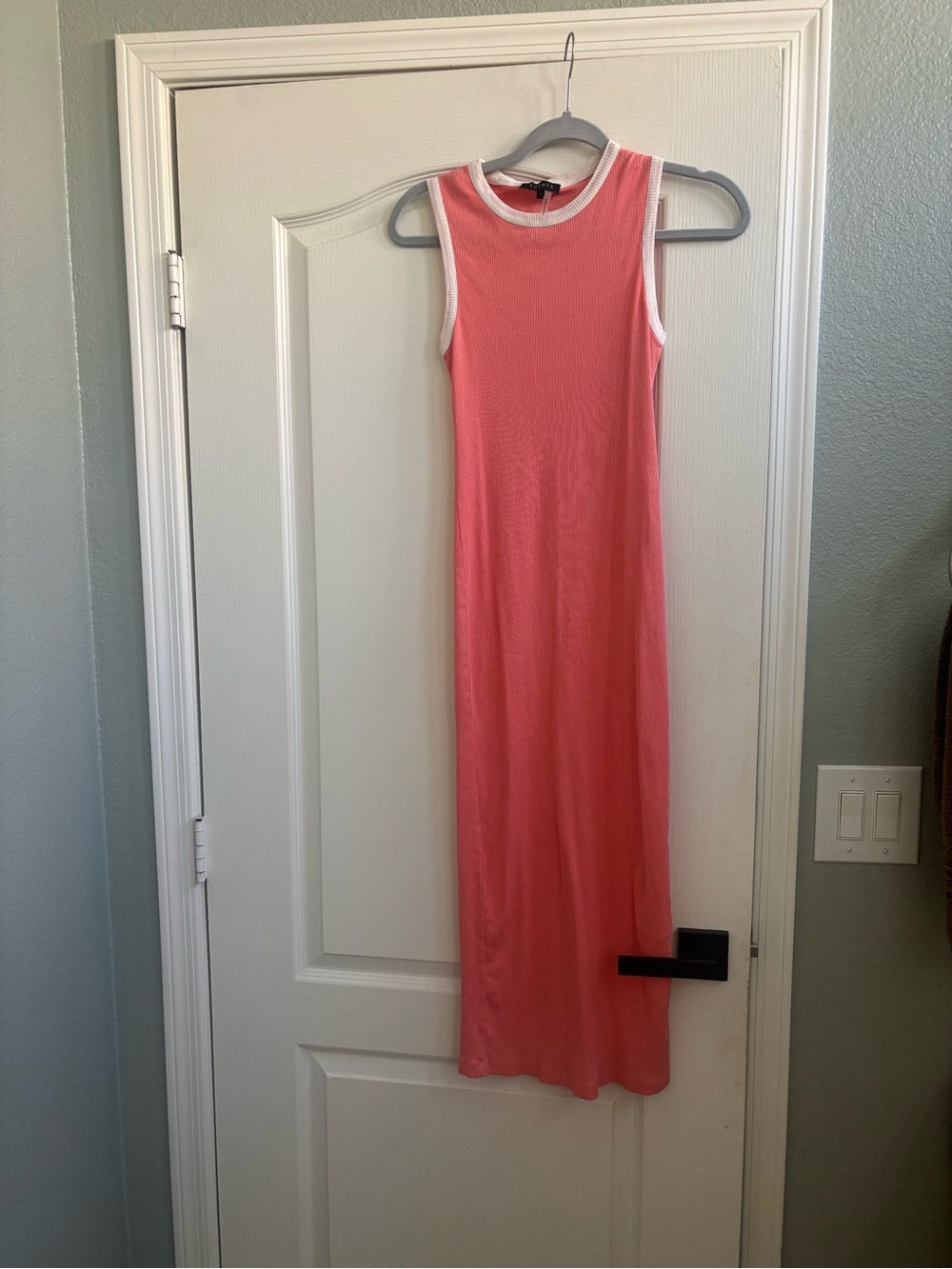 1. State Coral Maxi Dress with White Trim- Never worn